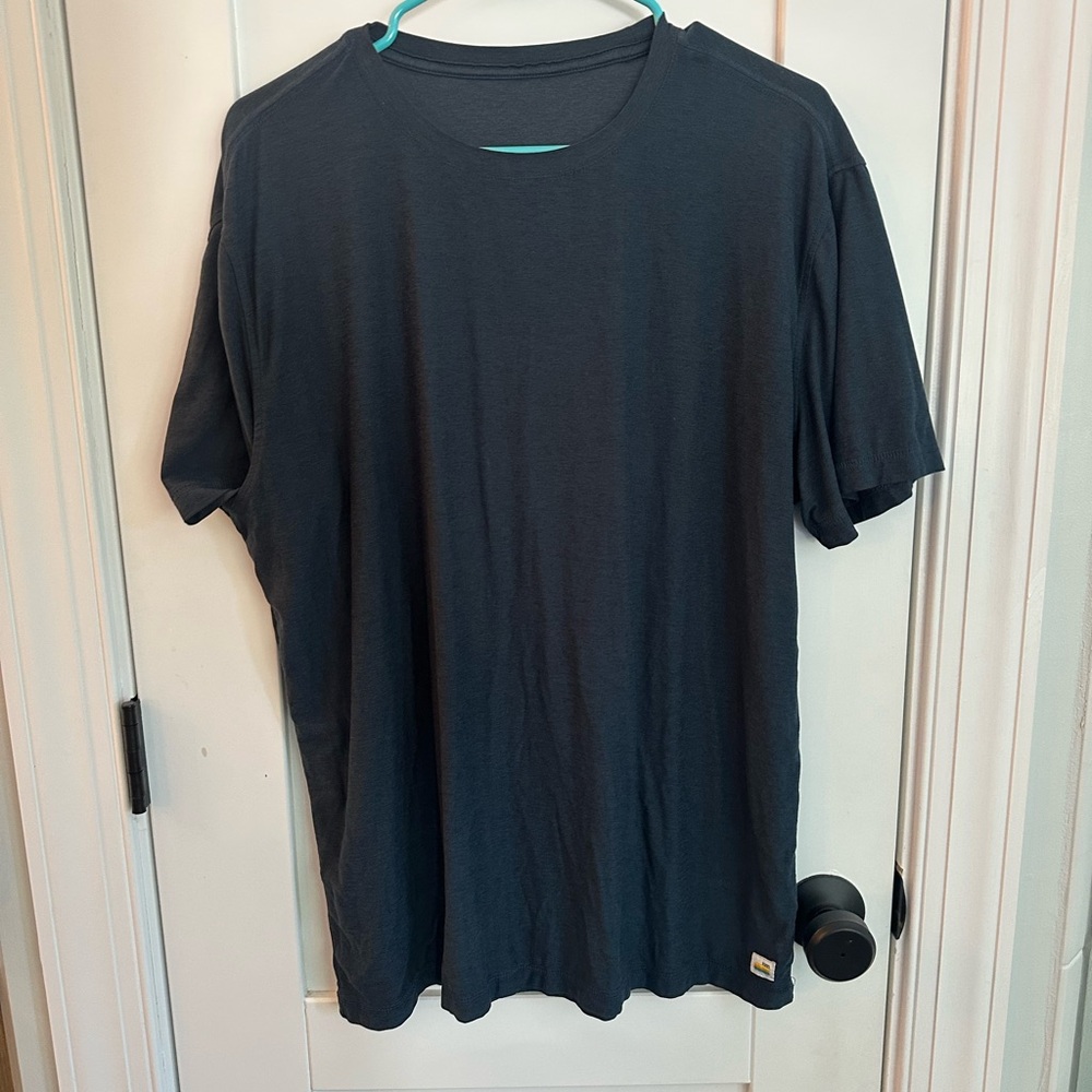 Vuori Dark Navy Short Sleeve Performance Tee